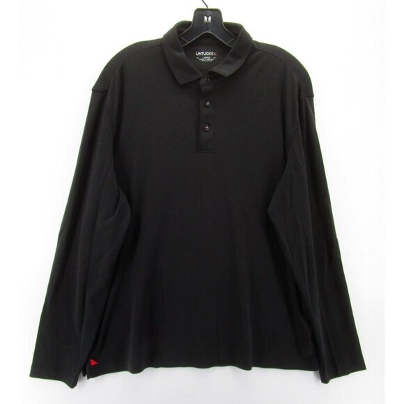 Untuckit Polo Shirt Large Pullover Golf Rugby Preppy Collared Casual - Picture 1 of 10